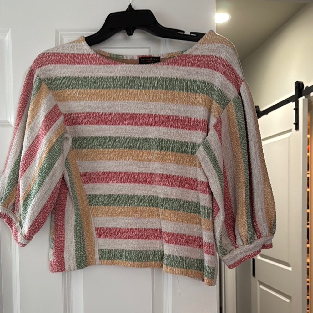 Striped Multicolor Knit Sweater